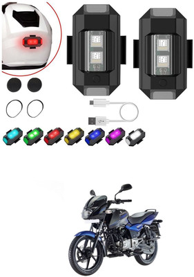 LOVMOTO Front, Rear LED Indicator Light for Bajaj Pulsar 150 DTS-i(Multicolor)