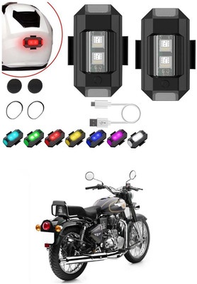 LOVMOTO Front, Rear LED Indicator Light for Royal Enfield 500(Multicolor)