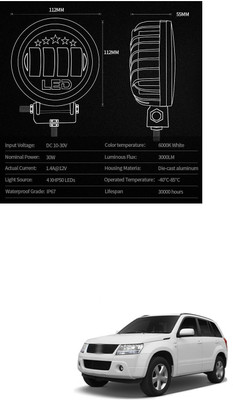 PRTEK LED Fog Light for Maruti Suzuki Grand Vitara