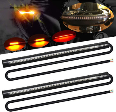LOVMOTO Front LED Indicator Light for Royal Enfield 500(Multicolor)