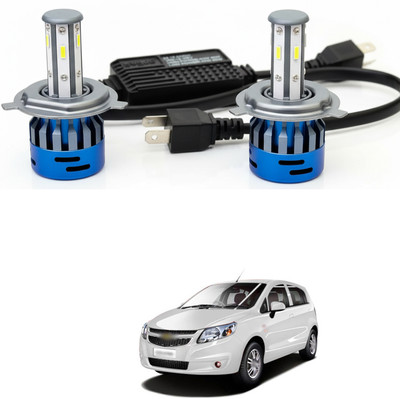 LOVMOTO H4 M6 Mini 200W LED Headlight Bulb Lens Projector Headlamp Bulb with Fan sg216 Headlight Car, Motorbike LED for Tata (12 V, 200 W)(Universal For Car, Pack of 2)