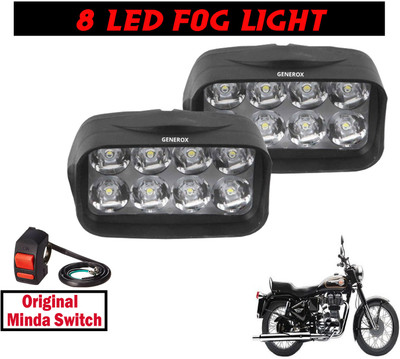 Generox LED Fog Light for Royal Enfield Twin spark