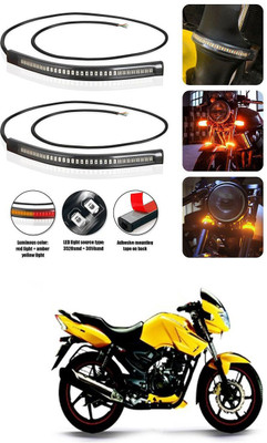 LOVMOTO Front LED Indicator Light for TVS Apache RTR 160(Multicolor)