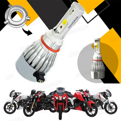Generox LED Headlight for TVS Universal For Bike
