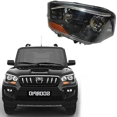 Garg overseas Halogen Headlight for Mahindra Scorpio