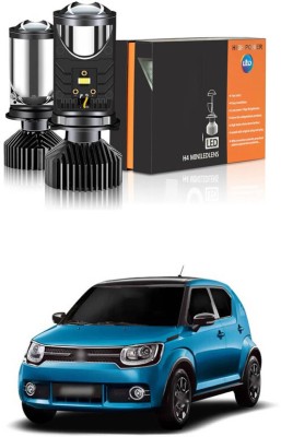 LOVMOTO H4/9003/HB2 LED Headlight Bulbs with Mini Projector Lens Canbus Hi/Lo Beam sg28 Headlight Car LED for Maruti Suzuki (12 V, 30 W)(Universal For Car, Pack of 2)