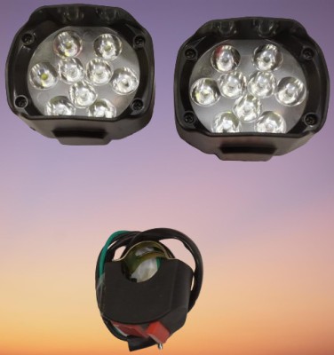 GLOWLIGHT UNIVERSAL LED Fog Light for Indian, Hero, Bajaj Universal For Bike