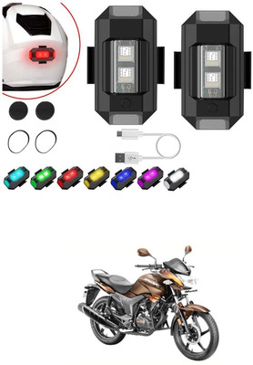 LOVMOTO Front, Rear LED Indicator Light for Hero Hunk(Multicolor)