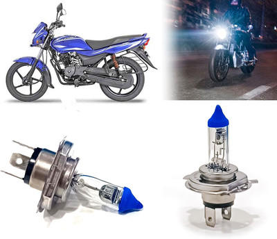 AUTO PEARL Halogen H4 Front Headlight Bulb Ultra Bright for Platina 125 Headlight Motorbike Halogen for Bajaj (12 V, 35 W)(Platina 125)
