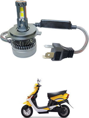 LOVMOTO H4 Mini Bi-LED Projector Dual Lens LED Headlight Bulb Hi-Low 60W Retrofit SG157 Headlight Car, Motorbike LED (12 V, 60 W)(Universal For Bike, Pack of 1)