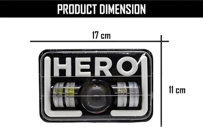 Girik Digital Store LED Headlight for Hero Splendor
