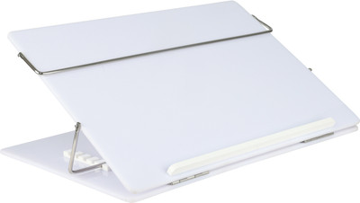 Goodwill Tech 15x21 Inch Milky White Acrylic Desk Stand | Table Top for Office & Study Use Headlight Cleaning Kit(6 ml)