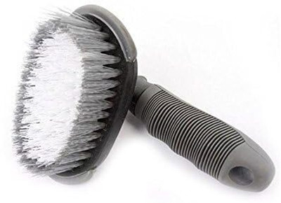 ZOLYPY Car Wheel Cleaning Brush Tire Scrub Cleaner with Anti-Slip Rubber Handle 1 ml Wheel Tire Cleaner(Pack of 1)