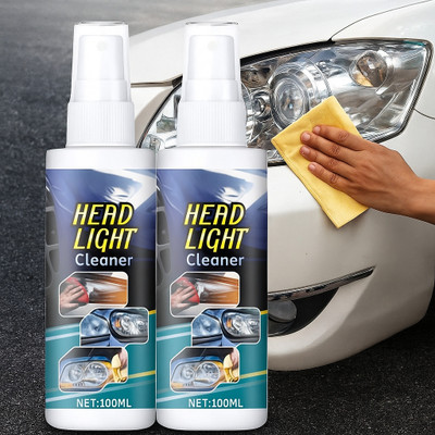 Shineshake Car Headlight Restoration , Professional Oxidation Removal Headlight Cleaning Kit(200 ml)