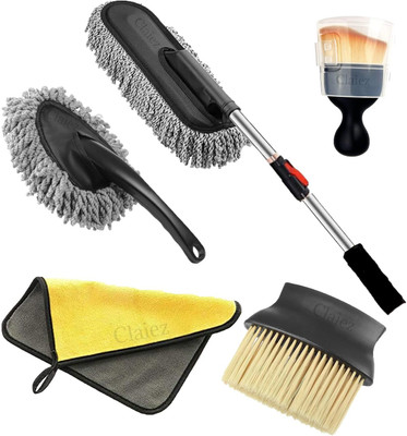 Embrend 5 PCs Microfiber Car Duster kit Combo