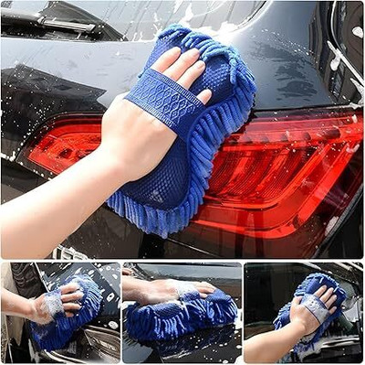 Krunal Enterprise Cotton, Microfiber Vehicle Washing  Sponge(Pack Of 1)