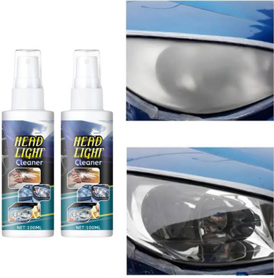 mahakali Headlight Cleaner for Cloudy, Dull, Yellowed headlights of Car & Bike, Pack of 1 Headlight Cleaning Kit(200 ml)