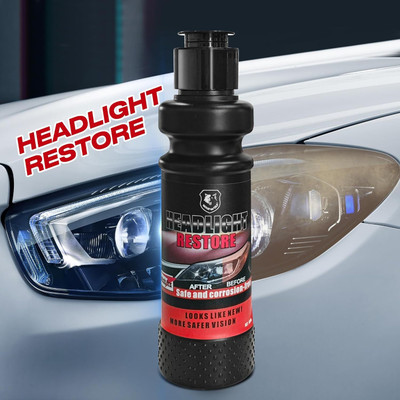 LumeFix ALL-IN-ONE Headlight Restoration Kit-Removes Fog,Yellowing & Oxidation Headlight Cleaning Kit(100 ml)