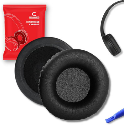 Crysendo Headphone Cushion Compatible with Sony WH CH500 / Sony WH CH520 / Sony WH CH510 Over The Ear Headphone Cushion(Pack of 2, Black)