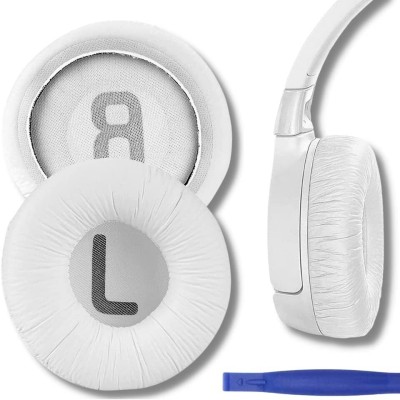 Crysendo Sony MDR-ZX110 Over The Ear Headphone Cushion(Pack of 1, White)