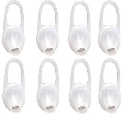 BUMTECH 8 Pcs white Bluetooth Silicon Earbud In The Ear Headphone Cushion(Pack of 8, White)