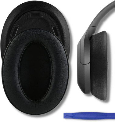 Crysendo Headphone Cushion for Son-y WH-H910N Wireless Headphones Over The Ear Headphone Cushion(Pack of 1, Black)