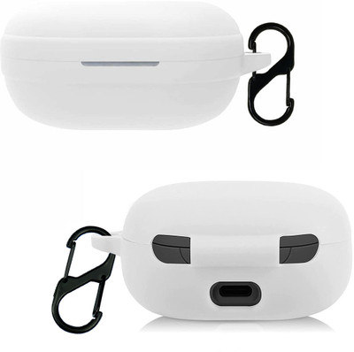 KANSOL Silicone Velcro Earbuds Case For Mivi Duopods A25(Black)