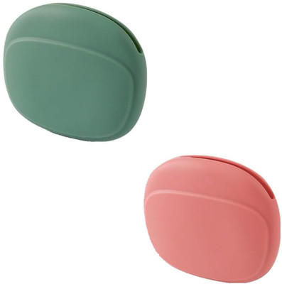 hsbtreads Silicone Press and Release Headphone Pouch For All brands Earphones(multi color)