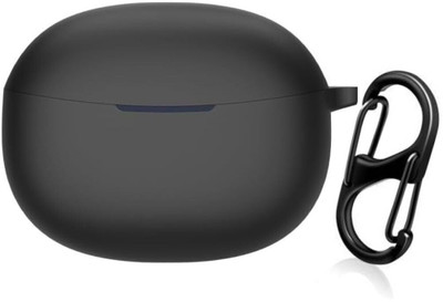 Leiox Silicone Press and Release Earbuds Case For Vivo TWS 3E Buds(Black)