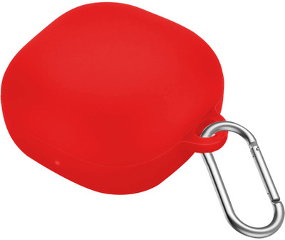 KANSOL Silicone Velcro Earbuds Case For Samsung Galaxy Buds Pro/Samsung Galaxy Buds Live / FE(Red)