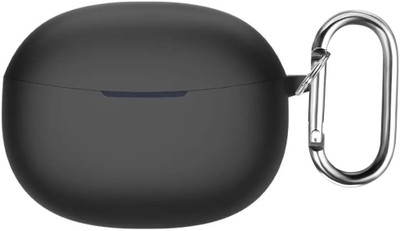 Auronix Silicone Press and Release Earbuds Case For Silicone Case Cover For Vivoo 3e/Iqooo 1e tws(Black R)