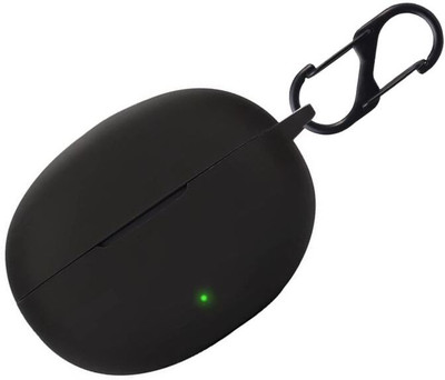 WELCROS Silicone Latch Earbuds Case For realme Buds Air 5, realme Buds Air 6(Case cover for realme Buds air 6 Black)