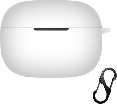 Leiox Silicone Velcro Earbuds Case For Realme Buds N1 / Realme Buds T310 Silicone Case(White)