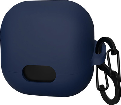 KANSOL Silicone Velcro Earbuds Case For Soundcore Liberty 4 NC(Blue)