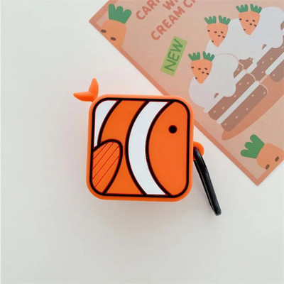 ValenteStore Silicone Press Stud Earbuds Case For Samsung Galaxy Buds 2Pro(Clown Fish)