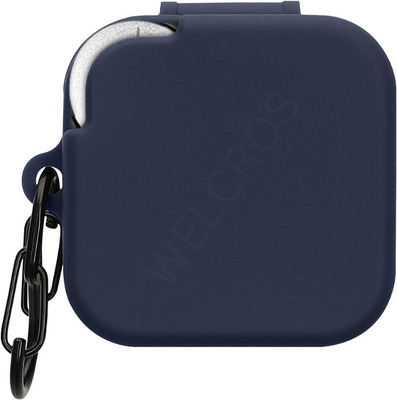 WELCROS Silicone Press and Release Earbuds Case For CMF by Nothing Buds Pro 2(Case Cover For CMF by Nothing Buds Pro 2 Blue)