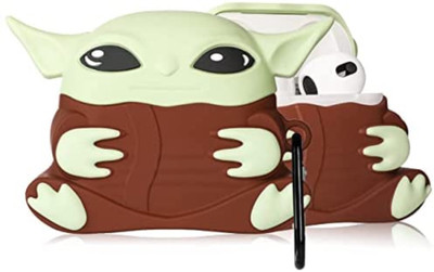 Gadgetshor Silicone Pull String Headphone Case For Apple Airpods 3rd Generation(Baby Yoda)
