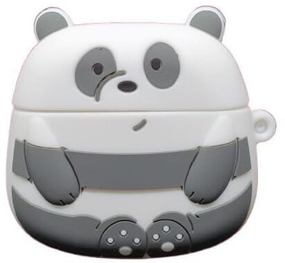 KHR Silicone Press and Release Headphone Case For Apple Airpods Pro 2nd Generation(AirPods Pro 2 (2022) / AirPods Pro (2nd Generation) (2022) Panda)