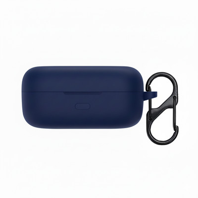 KANSOL Silicone Velcro Earbuds Case For Realme Buds Air 3s(Blue)