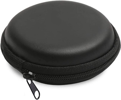 ABlue Clipper Polypropylene Zipper Headphone Case For Universal(black)