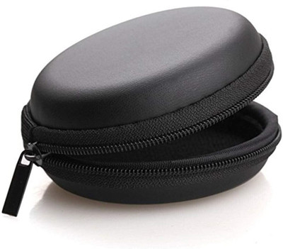 Gizitacore Leather Zipper Headphone Case For Universal(Black)