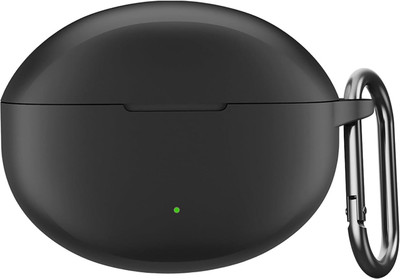 CRUIC Silicone Velcro Earbuds Case For oneplus Buds 4 Soft Silicone Case Cover(Black)