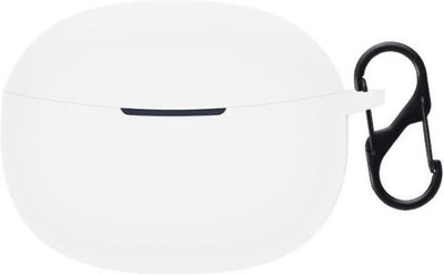 Leiox Silicone Press and Release Earbuds Case For Vivo TWS 3e Buds / iiQOO TWS 1e Buds(White)