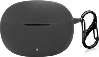 Auronix Silicone Press and Release Earbuds Case For Silicone Case Cover for Vivoo Tws 3e/ Iqooo Tws 1e(Black)