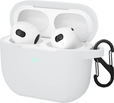 capo Silicone Velcro Earbuds Case For Airpods 4 Apple(White)