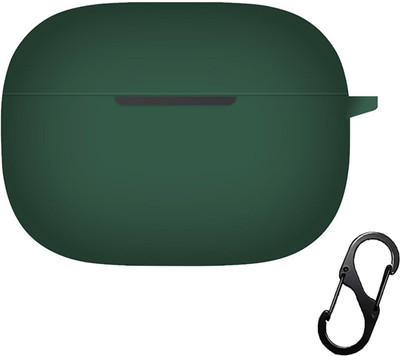 WELFO Silicone Press and Release Earbuds Case For Realme Buds T300(Case Cover For Realmee Buds T300 Green)