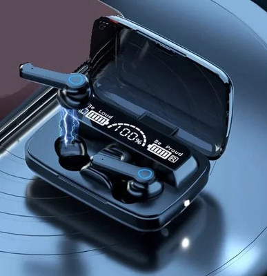 GWALBROS New Edition TWS M19 Gaming Earbuds Bluetooth 5.0 Wireless LED Digital Display F3 Bluetooth(Black, In the Ear)