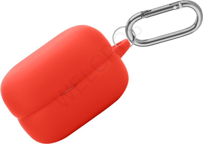 WELCROS Silicone Press and Release Earbuds Case For Sony LinkBuds Fit WF-LS910N(Red)