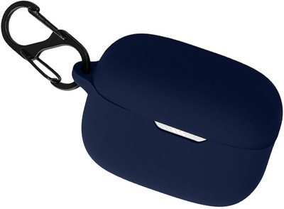 Aniex Silicone Press and Release Earbuds Case For JBLL TUNE 230NC(Silicone Case Cover For JBLL TUNE 230NC tws, Blue)