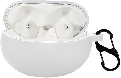 KANSOL Silicone Velcro Earbuds Case For Oppo Enco Air 2 Pro(White)